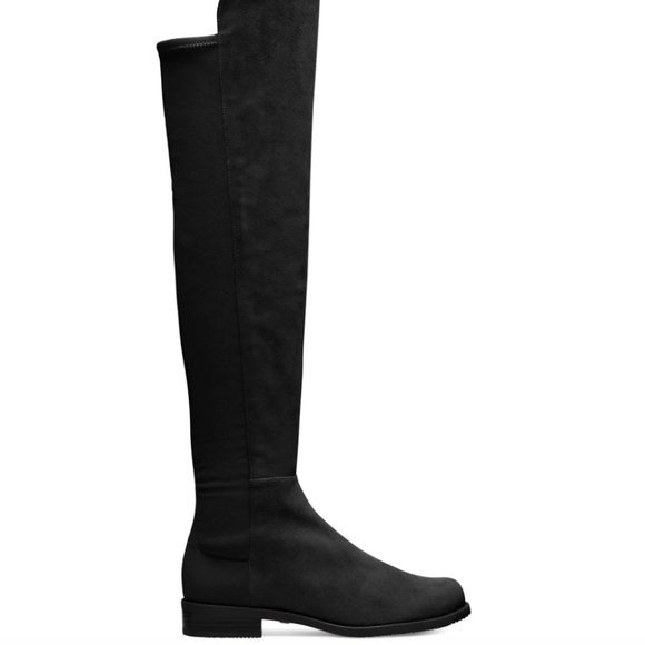 Stuart Weitzman Shoes - Stuart Weitzman Black Suede 5050 Boot